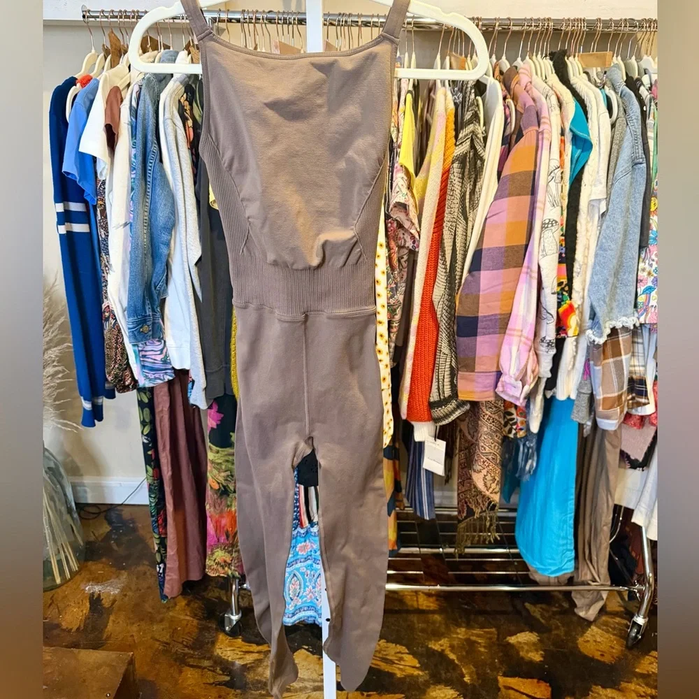 NWOT Free People Good Karma High Neck Onesie - Picture 8 of 10